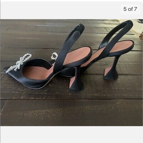 AMINA MUADDI ROSIE BLACK 36.5 WITH BOX AND DUSTBAG - Picture 5 of 7